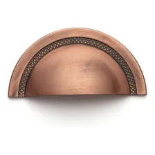 Puxador Shell 64mm Vecchio Cobre -  -zen Foto  mini 1