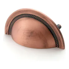 Puxador Shell 64mm Vecchio Cobre -  -zen Foto mini  2