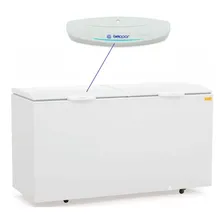 Puxador Tampa Frizzer Horizontal Gelopar Branco ghba 210 / 550 lt Foto mini 2