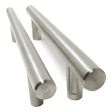 Puxador Tubular Haste Aço Inox 96mm Gavetas Portas 06 Peças Foto  mini 1