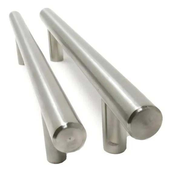 Puxador Tubular Haste Aço Inox 96mm Gavetas Portas 06 Peças Foto 1