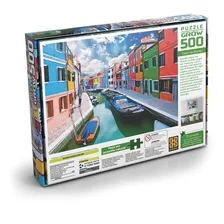 Puzzle 500 Peças Canal De Burano Grow Foto mini 2