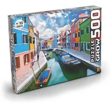 Puzzle 500 Peças Canal De Burano Grow Foto mini 1