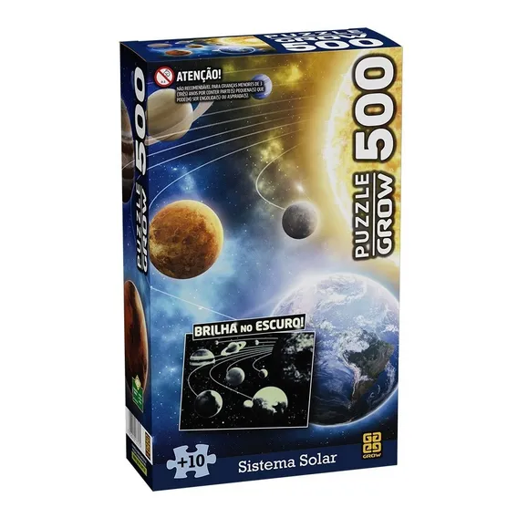 Puzzle 500 Peças Sistema Solar Grow Foto 1