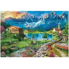 Puzzle 6000 Peças Alpes Italianos Grow Foto mini  3