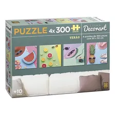 Puzzle Quebra Cabeça Decorart Verão 4 X 300 Peças - Grow Foto mini 1
