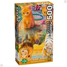 Puzzle / Quebra-cabeça Grow 500 Adoráveis Felinos 04568 Foto mini 4