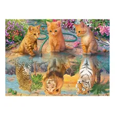 Puzzle / Quebra-cabeça Grow 500 Adoráveis Felinos 04568 Foto mini 3