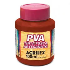Pva Tinta Fosca 100ml Para Artesanato Acrilex - Cores Cor Cerâmica Foto mini 1