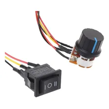 Pwm Controle Velocidade De Motor Dc 100a Max 12v A 55v Foto mini  3