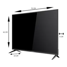 Q-Touch QN3223 Android TV com tela Smart TV D-LED preta Foto mini 4