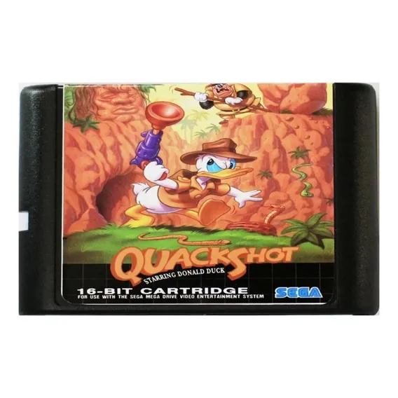 Quackshot Pato Donald Duck Em Português Mega Drive Genesis Foto 1