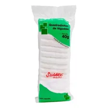 Quadradinhos De Algodão Sussex Macio 40g - (10 Pacotes) Foto mini 1
