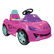 Quadriciclo Carrinho Passeio Pedal Infantil 30kg Mc Laram Cor Rosa Foto mini 2