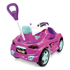 Quadriciclo Carrinho Passeio Pedal Infantil 30kg Mc Laram Cor Rosa Foto mini 3