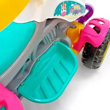 Quadriciclo De Passeio Infantil Rosa Com Empurrador Maral Cor Menina Foto mini 4