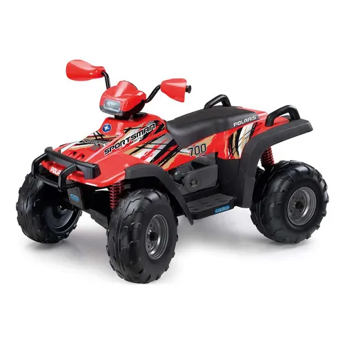 Quadriciclo Eletrico Infantil Peg-pérego Polaris Sportsman Cor Vermelho Foto 1