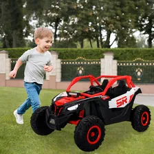 Quadriciclo Infantil Elétrico Luz Som Bluetooth Vermelho Foto mini 2