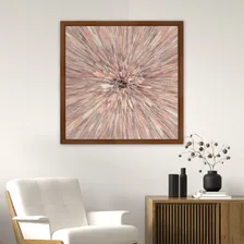 Quadro 50cm X 50cm Flor Explosão Abstrata Tropical Bcwt Foto mini 2