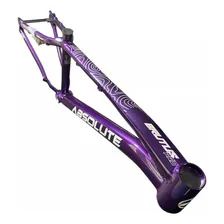 Quadro Absolute Brutus Pro Aro 26 Downhill Freeride Grau Cor Roxo/branco Tamanho Del Quadro 13 Foto mini 3