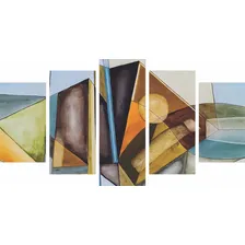 Quadro Abstrato Em Tela Canvas Decorativo Sala Foto mini 1