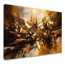 Quadro Abstrato Para Sala Luxo 130x90 Grande Foto mini 2