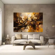 Quadro Abstrato Para Sala Luxo 130x90 Grande Foto mini 1