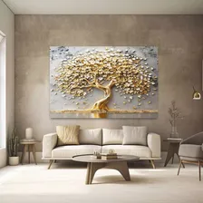 Quadro Arvore Da Vida Prosperidade Luxo Sala 70x130cm Foto  mini 1