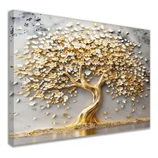Quadro Arvore Da Vida Prosperidade Luxo Sala 70x130cm Foto mini  3