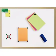 Quadro Aviso Magnetico 090x060cm Madeira Luxo Foto  mini 1