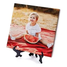 Quadro Azulejo Cerâmica Presente FamÃlia Retrato Em Azulejo Personalizado 20x20 Top Foto mini 3