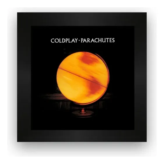 Quadro Azulejo Com Moldura Coldplay Parachutes Foto 1
