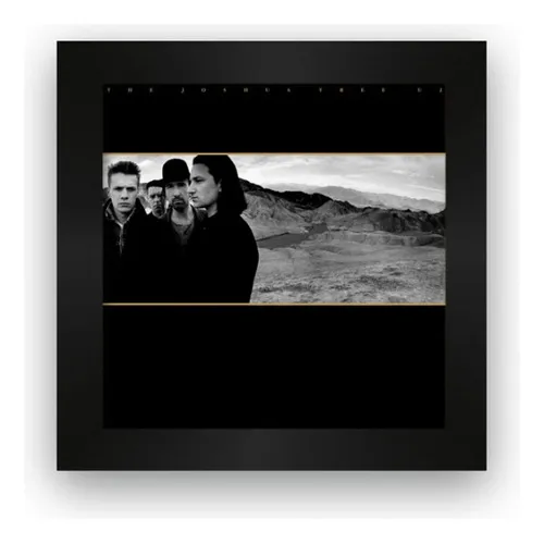 Quadro Azulejo Com Moldura U2 Joshua Tree Foto 1
