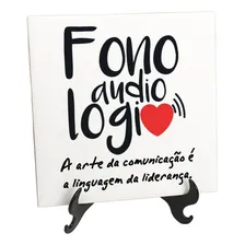 Quadro Azulejo Curso Fonoaudiologia Arte Da Comunicação Foto mini 1