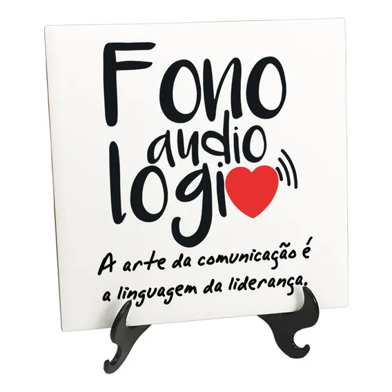 Quadro Azulejo Curso Fonoaudiologia Arte Da Comunicação Foto 1