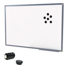 Quadro Branco Magnético 90x60 Acompanha Apagador E 4 Canetas Foto mini  2