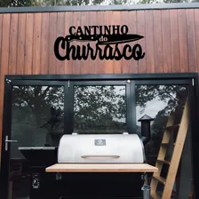 Quadro Cantinho Do Churrasco Área Gourmet Tábua De Carne Foto mini 4