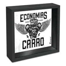 Quadro Cofre 18x18cm - Economias Para Meu Carro Brasfoot Foto mini 1