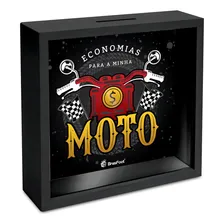 Quadro Cofre 18x18cm - Economias Para Minha Moto Brasfoot Foto mini 1
