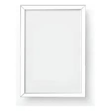 Quadro Com Vidro Moldura 3 Cm Cor Branco Foto  mini 1