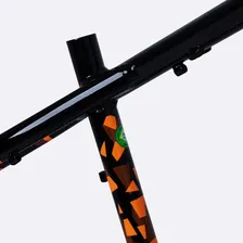 Quadro de bicicleta Hupi Naja preto/laranja - m Foto mini 3