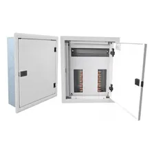 Quadro De Distribuição Andaluz Embutir cor branco 16 Din Embutir Trifásico 100a Foto mini  2