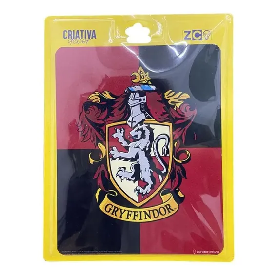 Quadro De Metal Slim Grifinória Harry Potter Zonacriativa Cor Água Foto 1