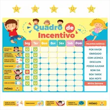 Quadro De Rotina Infantil Incentivo Quadro Atividades Diária Foto  mini 1