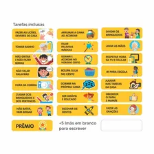 Quadro De Rotina Infantil Incentivo Quadro Atividades Diária Foto mini  2