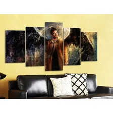 Quadro Decorativo 115x60 Quarto Anjo Castiel Supernatural Foto mini  2
