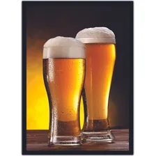 Quadro Decorativo Cerveja Bebidas Gourmet Bar Churrasco G01 Foto  mini 1