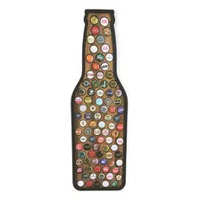 Quadro Decorativo Co2beer Quadro Quadro Decorativo De Porta Tampinhas Garrafa Decorato - 64un - Madeira Foto  mini 1