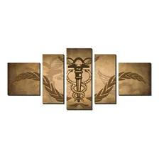Quadro Decorativo De Parede Contabilidade M 5 Peças Foto mini 1
