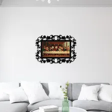 Quadro Decorativo Decoraset Quadro Quadro Santa Ceia Em Madeira 40x30cm Adesivado Em Mdf De 0.3m X 0.4m - Outro Foto mini  3